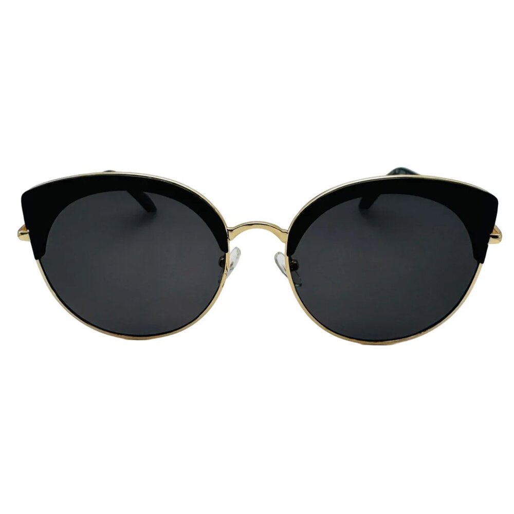 7025 | Black Accented Cateye Sunglasses
